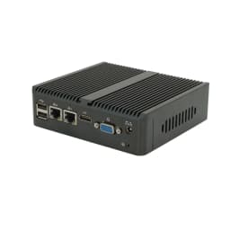 Fanless Industrial Mini PC J6412 J4125 12th Gen N100 N150 2*LAN RS232 HD VGA Win10/11 Linux Ubuntu WIFI Desktop Computer Home PC