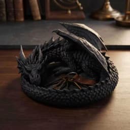 New Creative Gothic 3D Printing Dragon Tray Dark Style Plastic Jewelry Storage Tray Decorative Desktop Organizer Key Holder