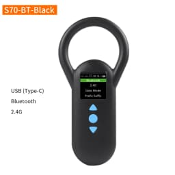 134.2Khz Animal RFID Reader Pet Cat Dog Handheld Microchip Scanner FDX-B Glass Chip USB/Bluetooth Animal Microchip Reader