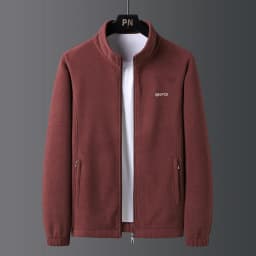 Mens Wool Liner Jackets New Winter Men Thicken Jacket Fleece Warm Stand Collar Men Outdoor Coats Casual Long Sleeve Outwear 5XL