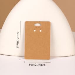 50pcs 6x9cm Self-adhesive Plastic Cello Bag Earrings Display Necklace KeyChain Cards For DIY Making Jewelry Packaging Cardboard