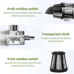Masticating Juicer Attachment for KitchenAid All Models Stand Mixers