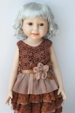 【JUSUNS】JD260 9-10" 10-11" 11-12" Doll Wig For Girl! Boneka Slight Lady Curls Synthetic Mohair BJD Wigs Blythes Accessories