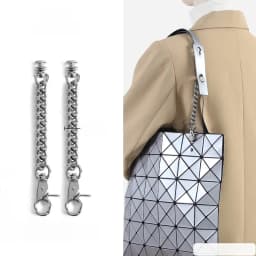 Extended Diamond Boston Bag Six-Grid Ten-Grid Shoulder Strap Lengthened Chain Belt for Three Houses Life