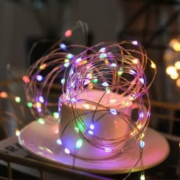 LED Lights String Copper Silver Wire Garland Bedroom Home Thanksgiving Festoon Party Holiday Lights Decoration