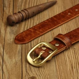 Handmade Belt Buckles for Men Thick Natural Vegetable Tanned Leather Pin Buckle Mens Waist Belt Men's Belt Gifts for Men