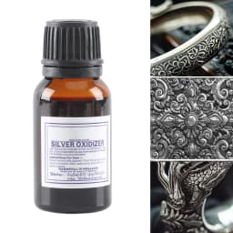 Professional Silver Oxidizer Solution Jewelry Plating Tool Set for Antique Finish and Metal Crafts