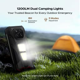DOOGEE laser rfinometer V Max LR Phone robust 5G with IA 36 Go Go battery 20500 mAh Double Smartphone camping lights