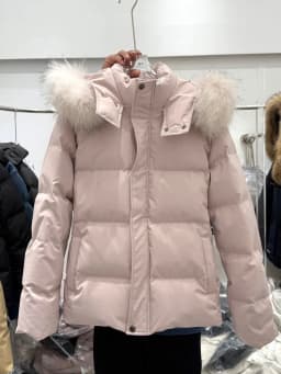 Detachable Faux Fur Collar Hooded Cotton Jacket Thickened Warm Winter Short Coat For Women Korean Slim Versatile Outerwear