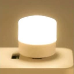 3/5Pcs Mini USB Night Light Warm White Eye Protection Book Reading Light-USB Plug Computer Mobile Power Charging LED Night Lamp