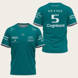 Aston Martin Alonso No. 14 Racing Suit, Quick Drying Short Sleeved, Breathable, Fashionable, Personalized Street Fashion Top