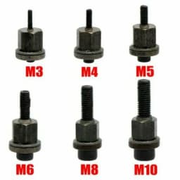 1pcs Hand Rivet Nut Gun Head Nuts Simple Installation Manual Riveter Rivnut Tool Accessory for Nuts M3 M4 M5 M6 M8 M10