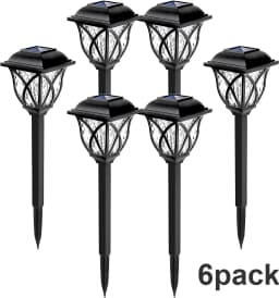 1-10Pack Solar Yard Lights Bright Lawn Lights Outdoor Waterproof Led Solar Pathway Lights Landscape Path Lights