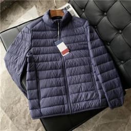 Ultra-Light down Cotton Jacket Spring Style Men's Casual Wear Slim Fit Zipper Closure Color Young Popular Fashion