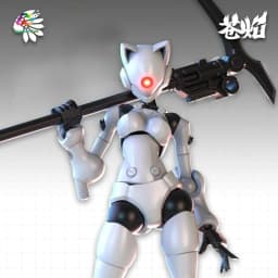 SHEIK MAINLAND 3MIN PROJECT A Swift Female Mutant 3.75 inch Super Movable High Detail Action Figure DIY Assembly 1pc No Box