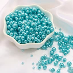 150Pcs Mix Size 3-8mm Beads With Hole Colorful Pearls Round Acrylic Imitation Pearl for DIY Jewelry Making Necklace Bracelet