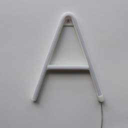 DIY Alphabet Letter Neon Light Sign & @ Number LED Night Light 22cm Height Decor Birthday Wedding Party Wall USB & Battery Case