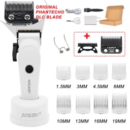 JUCAI Mini Candy Professional Hair Clipper for Men 7200RPM Brushless Motor Phantecho DLCBlade Base Charger Haircut Machine