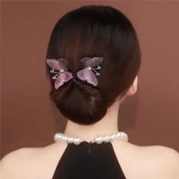 Elegant Peacock Shape Hair Bun Maker Twist Headwear Roll Hair Tool Hair Twister Easy Fast Snap Hairstyle Twist Women