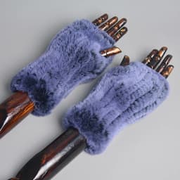 Lady Winter 100% Natural Real Rex Rabbit Fur Glove Women Soft Rex Rabbit Fur Glove Foashion Warm Knitted Genuine Fur Gloves