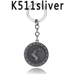Dragon House Keychain Targaryen Dragon Shape Keyring for Fan Collection Accessories Friends Gift