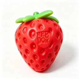 NeeDoh Groovy Fruit Squishy Toy TPR Banana Orange Strawberry Stress Relief Anxiety Relief Relaxing Accessory For Gift