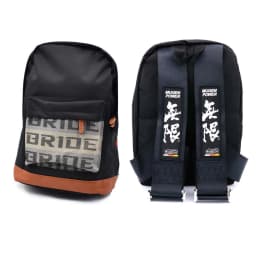 JDM Style Takata Backpack Racing Safety Belt Modified Dual Shoulder Travel Bag Street Trend Soft Polyester Casual Crossbody