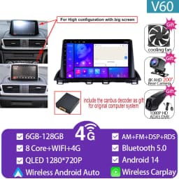 For Mazda 3 Axela 2014 - 2019 Mazda CX-4 CX4 2016 -2018 Car Radio Android Auto GPS Navigation Multimedia Video Player No DVD