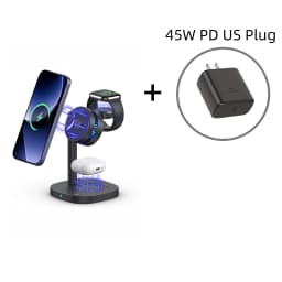 Qi2.2 25W TEC Stand Wireless Charger 3in1 Cooling Magnetic Charging Station for iPhone Sumsung iWatch Airpods