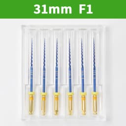 Dental Super Files Blue Rotary File Nickel Titanium Metal Root Canal File Endodontic Equipment 21/25/31mm S1/S2/F1/F2/F3/F4/F5