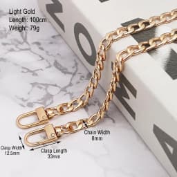 30/60/120cm Purse Bead Chain Strap for DIY Replacement Women Shoulder Crossbody Handbags Chain Bag Straps Hardware