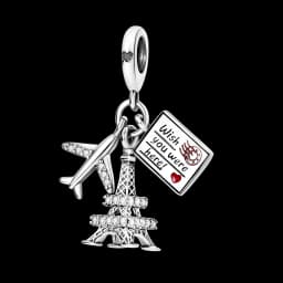 Charms Plata De Ley 925 Silver Travel Dangle Charm Eiffel Tower Beads Fit Charms Bracelet Original Jewelry