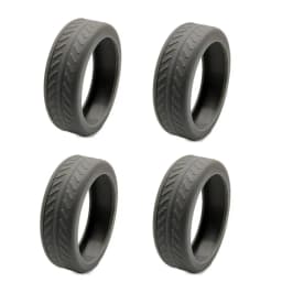 4/8Pcs Pure Color Luggage Wheels Protector with Silent Sound Silicone Suitcase Wheels Protection Cover Reduce Wheel Wear Noise