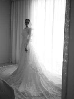 Vintage Modest Wedding Dresses High Neck Long Sleeve Lace A‑Line Bridal Gown Muslim Robe Mariée Vestido De Noiva Customized