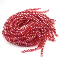 2 3 4 6 8mm Crystal Beads Faceted Rondelle Glass Loose Spacer Beads DIY for Jewelry Making Bracelets Earrings Needlework #02996