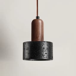 Black Hole Stone Minimalist Modern Bedroom Bedhead Designer Nordic Black Restaurant Bar Personality Chandelier