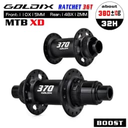 GOLDIX M370 32H Boost MTB Hub 36T Ratchet Center Lock Disc Brake Sealed Bearings HG XD MS 10-12 Speed Front Rear MTB Bicycle Hub