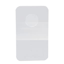 iYOE 50/100pcs 20*35mm Plastic Transparent PET Round Hole Wall Mount Hooks, Easy Install Adhesive Hangers for Hanging Items Wall