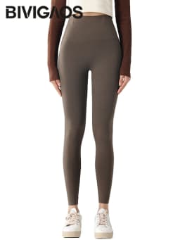 BIVIGAOS Spring Summer New Thin Traceless Shark Leggings Women High Waist Seamless Slim Skin-tight Sport Fitness Leggings