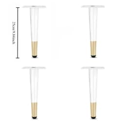4pcs Coffee Table Support Desk Chairs Nightstands DIY Furniture Metal Legs Adjustable Furniture Table Legs for Sofa TV Cabinet