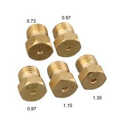 5PCS Burner Gas Natural Gas Hob LPG Conversion Kit Jets Nozzles Injectors Set Features Standard M6 X 0.75 Thread Kitchen Parts