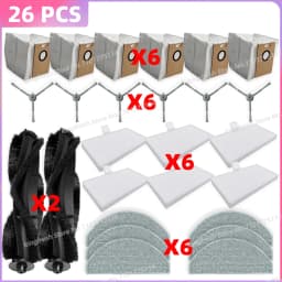 Fit For Lydsto R1 Edge/R1D Edge, MiWhole M9 Lite, NARWAL Freo S, Roidmi Eve Rook/Rook S, Haier Civic X11 Pro Brush Filter Bag
