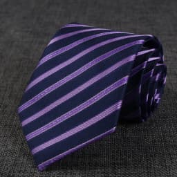 New Men's Tie Classic Stripes Striped 8cm Jacquard Necktie Accessories Daily Wear Cravat Wedding Business Party Gift