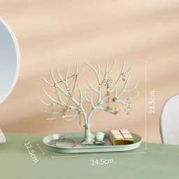 Antler Jewelry Display Stand Tray Tree Storage Racks Earrings Necklaces Rings Jewelry Boxes Case Desktop Organizer Make Up Decor