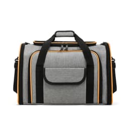 Stylish Breathable Pet Carrier with Double Side Expandable Design, Portable Hand Crossbody Shoulder Travel Bag for Cats & Dogs