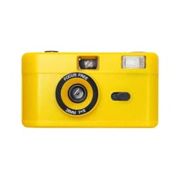 Vintage Retro 35mm Reusable Film Camera Fixed Focus Lens Manual Film Winding and Rewinding Built-in Flash Non Disposable Camera