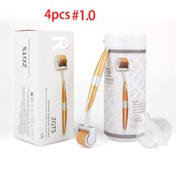 1/2/4pcs ZGTS192 Derma Roller Beauty 192pin Micro Needles Dermaroller Skin Care Tool for Face Body Hair Microneedle Reusable