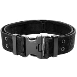 Men's Tactical Outer Belt Made of Nylon Material, with a Metal Fixing and Adjuster Buckle, Suitable for Outdoor Sports
