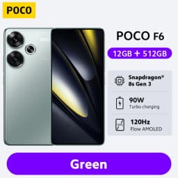 POCO F6 Smartphone Snapdragon®8s Gen 3 50MP Camera 6.67" 1.5K 120Hz DotDisplay 90W charging 5000mAh 5G NFC