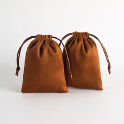 50Pcs Jewelry Flannel Drawstring Bag Velvet Suede Gift Packaging Pouch Ring Earring Bracelet Keychain Storage Pouch Candy Pocket